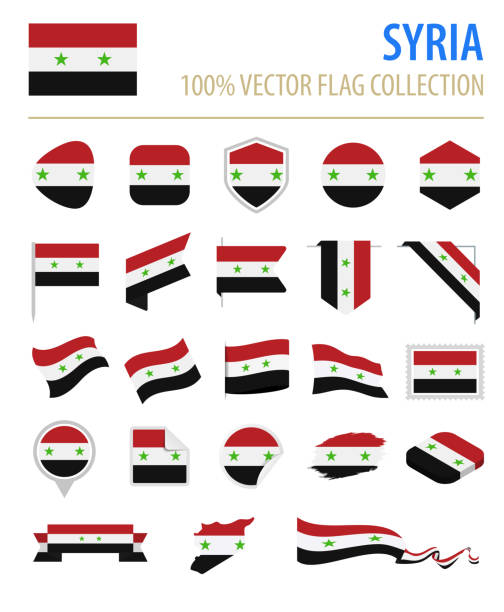 1.600+ Grafiken, lizenzfreie Vektorgrafiken und Clipart zu Syrische Flagge  - iStock