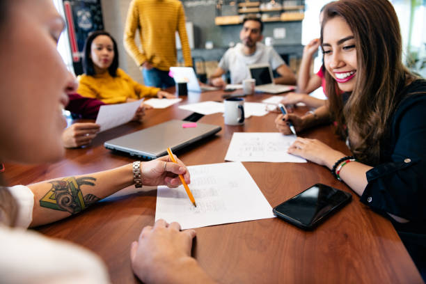 istock Start up meeting in Co-working office 1132849055