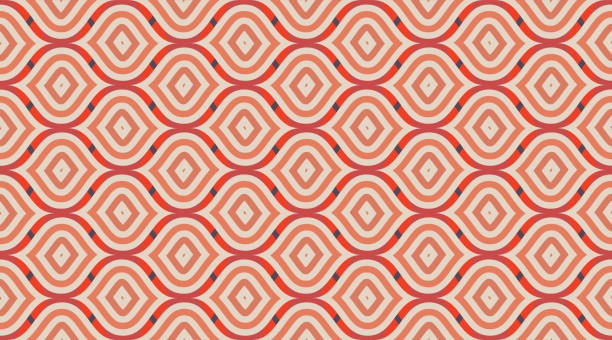 완벽 한 패턴 기하학적. 섬세 한 아름 다운 장식. 기하학적 인 패션 직물 인쇄. 
원활한 벡터 패턴입니다. - wallpaper pattern wallpaper 1950s style ornate stock illustrations
