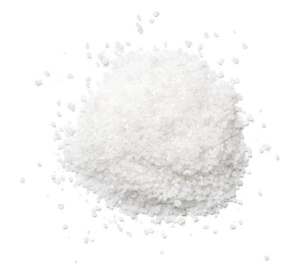 ​Salt Isolated On White Background ​​Salt isolated on white background. Top view salt mineral photos stock pictures, royalty-free photos & images