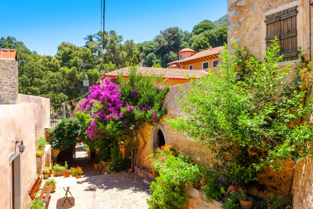 istock The monastery Kremaston, Crete, Greece 1132854782