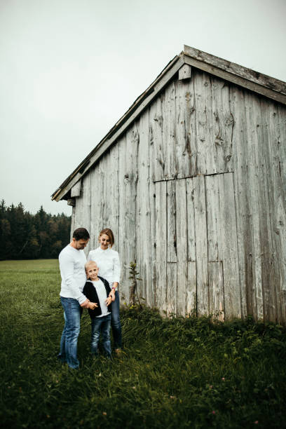 istock Happy family in nature 1132863978