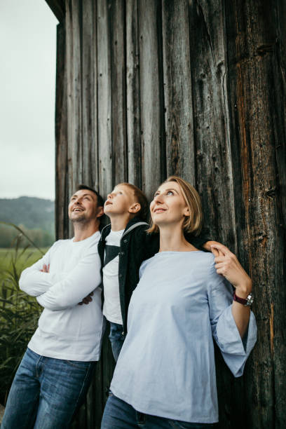 istock Happy family in nature 1132864631