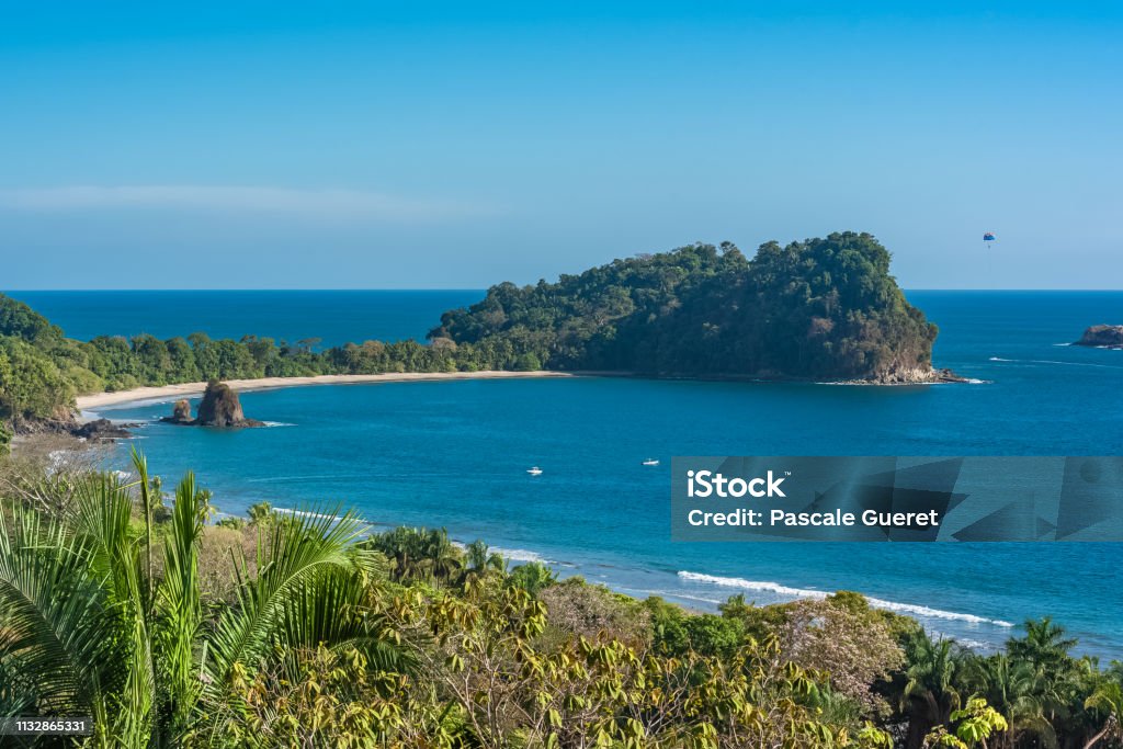 Costa Rica, beach Costa Rica, beach on the Pacific coast, at Manuel Antonio Costa Rica Stock Photo
