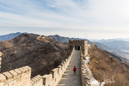 Mutianyu Great Wall built in the Ming Dynasty,Huairou District, Beijing, China