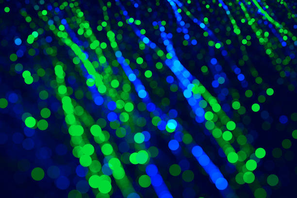 Blue Green Bokeh Background Wind Circle Pattern Abstract Sea Night Disco Light Spotted Texture Colored Backdrop Computer Graphic Pretty Fractal art