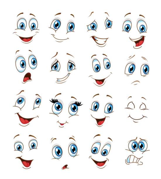Ilustración de Conjunto De Emoticonos Sonriente Emoji Conjunto Vector  Ilustración y más Vectores Libres de Derechos de Viñeta - iStock