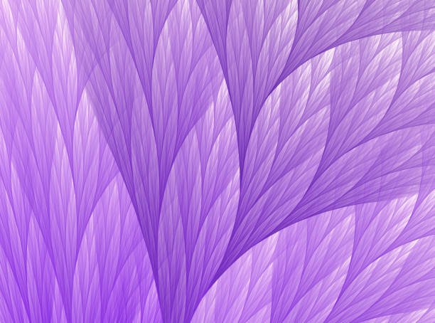 ultra violeta coral árbol fractal patrón púrpura blanco fondo multi-nivel de marketing - foliate pattern fotos fotografías e imágenes de stock