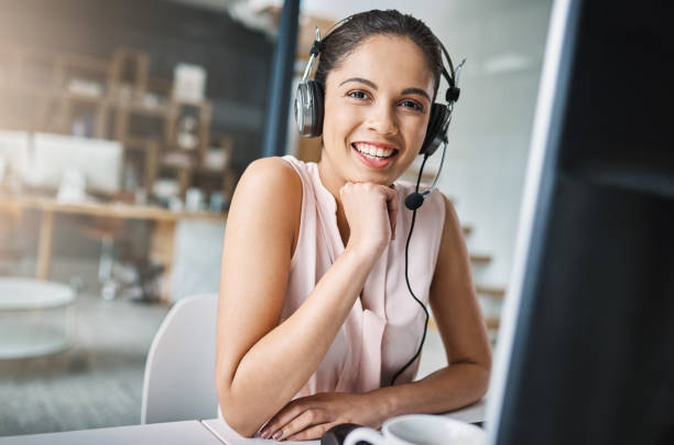 istock Here to help you with your queries 1132874993