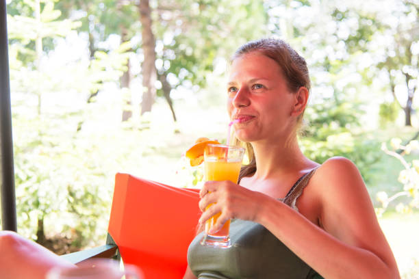 istock Beautiful young woman during vacation. Annual leave. 1132876687