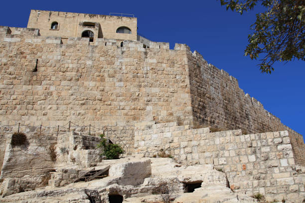 istock Jerusalem, perimeter wall of the Old City 1132878446
