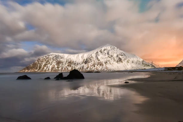 istock Skagsanden Beach, Lofoten Islands, Norway 1132883679