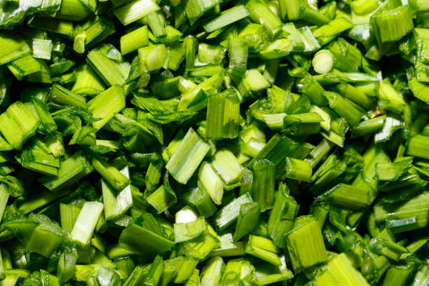 chopped leek background，In Chinese families, the family prepares dumplings together, and mixes meat, onions, ginger, garlic, leeks, cabbage, and eggs to make dumplings and make Chinese dumplings. chopped leek background，In Chinese families, the family prepares dumplings together, and mixes meat, onions, ginger, garlic, leeks, cabbage, and eggs to make dumplings and make Chinese dumplings. 塞滿的 stock pictures, royalty-free photos & images