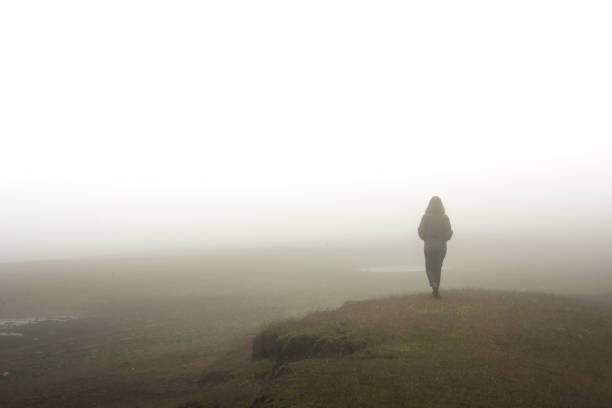 istock Walker in the fog 1132888838