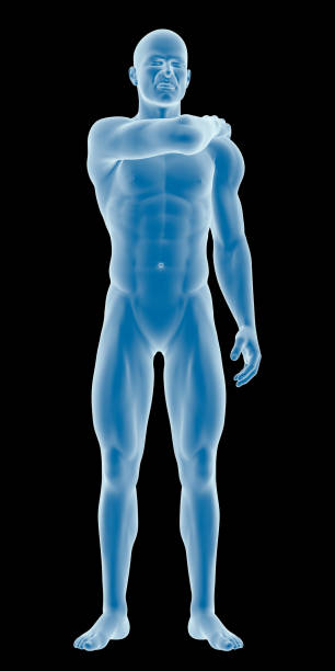 istock Man with a shoulder pain 1132889423