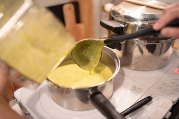 istock Closeup of pumpkin soup 1132892480