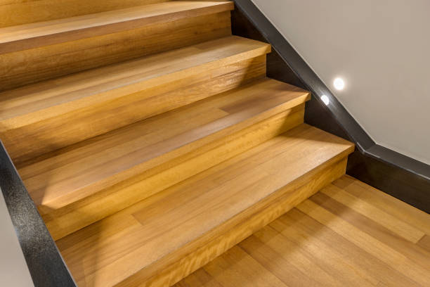 istock Hardwood Stairs 1132901114