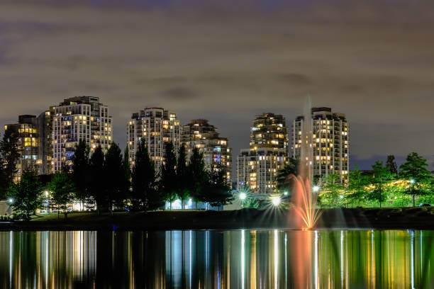 istock Nightscape city view, Coquitlam, Greater Vancouver area, Canada 1132902022