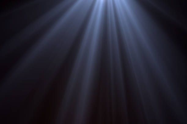 Rays of light isolated on the black background for overlay design ( screen blending mode layers )