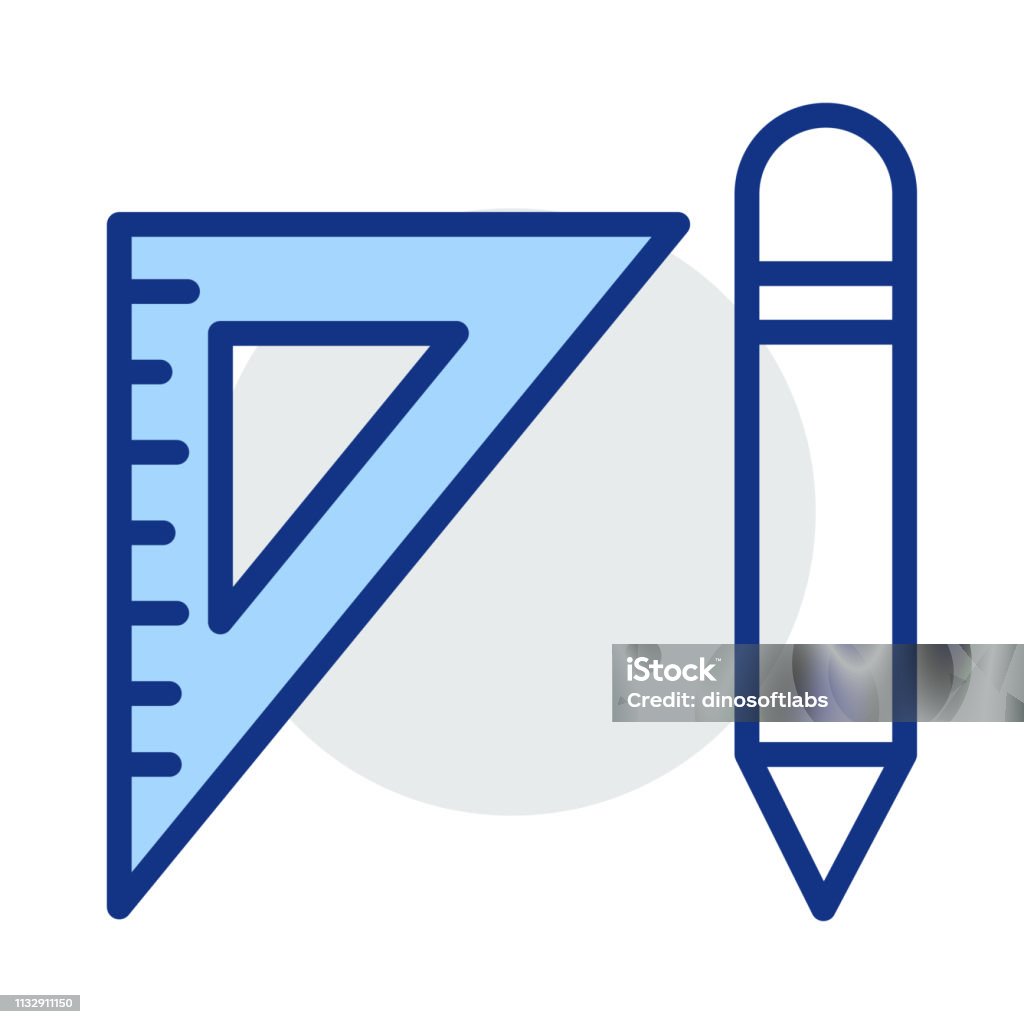 Architecture Protractor Measure Stock Illustration - Download Image Now ...