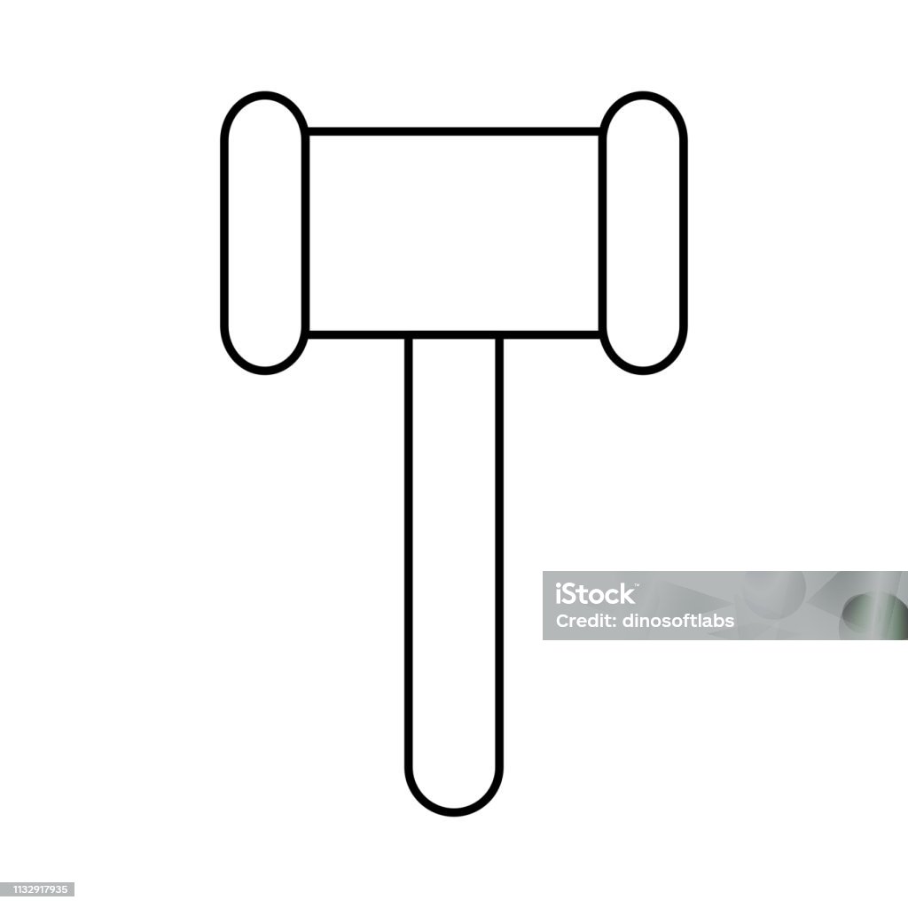Hammer Fixicon Hammer Tools Fix Stock Illustration - Download Image Now - Art And ...