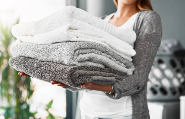 istock Mission accomplished, fresh and clean towels 1132923694