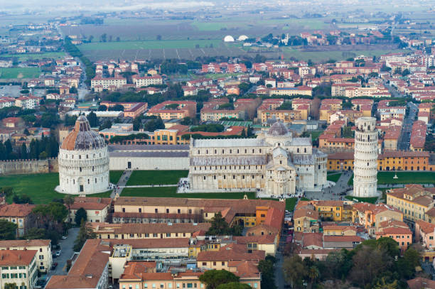 istock Leaning Tower of Pisa - Aerial 1132926002