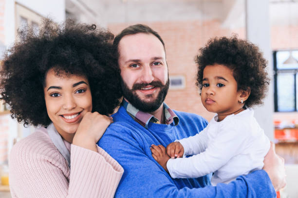 Portrait of Multi-Ethnic family