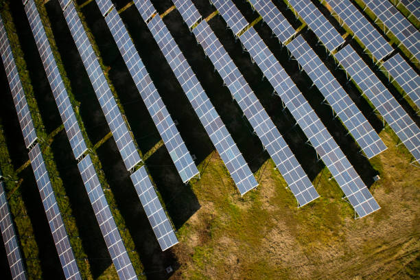 istock Photovoltaic panels area 1132928144