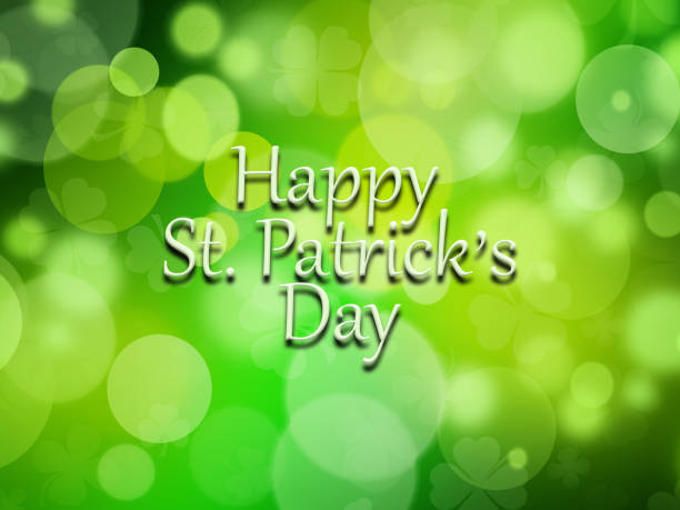 istock Happy St. Patrick's Day Text Over Green Bokeh Lights 1132928191