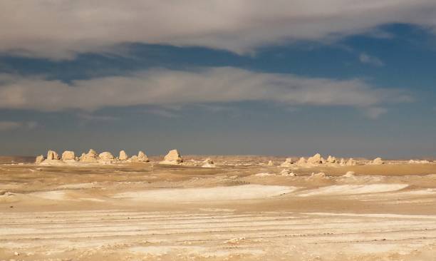istock Abstract nature rock formations aka sculptures in White desert, Sahara, Egypt 1132928284