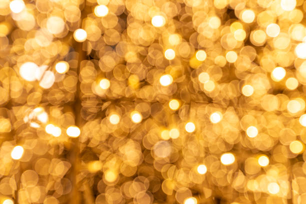 istock Gold color bokeh background 1132928407