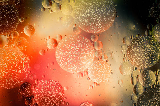istock Macro oil and water multi colored abstract background 1132931519