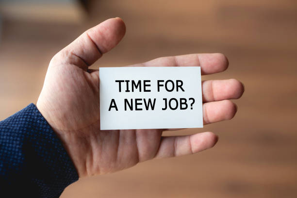 istock Proposal For A New Job Concept On Visiting Card 1132935829