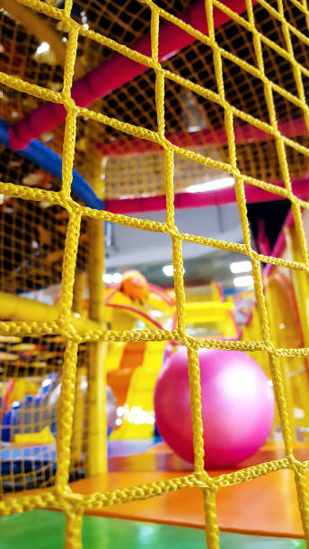 istock Indoor playground with colorful plastic balls for children 1132936729