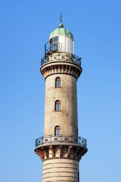 istock Old lighthouse of Rostock Warnemuende 1132937553