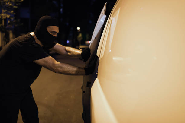 istock Car Burglar in the Action 1132941958