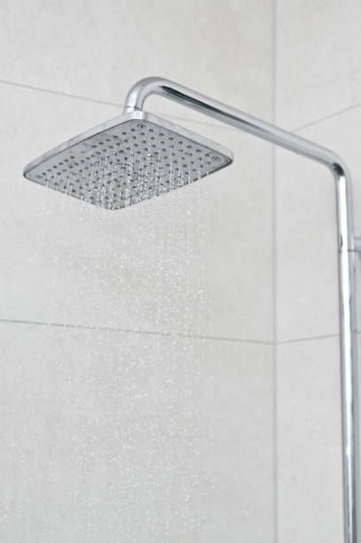 istock Modern shower head detail 1132943172