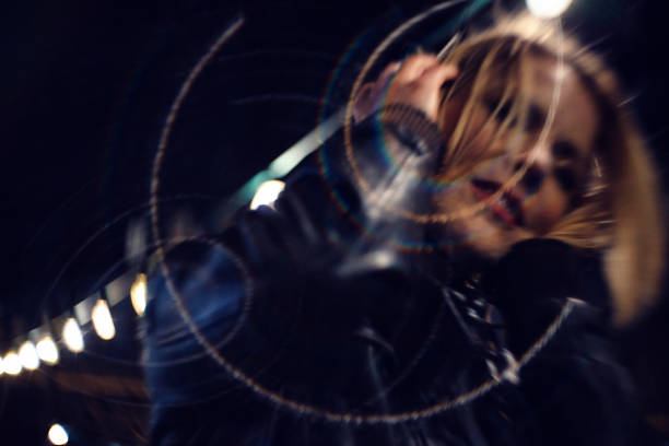 istock Luise is dancing in the city and have fun 1132945310