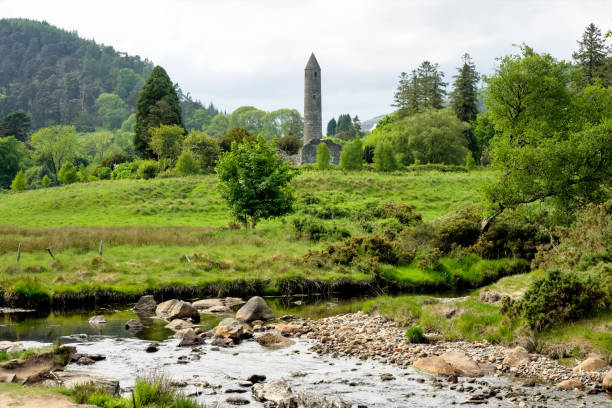 istock Glendalough is a village with a monastery in County Wicklow, Ireland. 1132947253