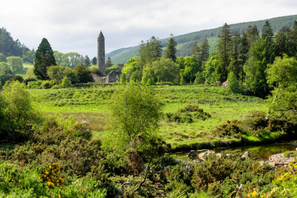 istock Glendalough is a village with a monastery in County Wicklow, Ireland. 1132947288