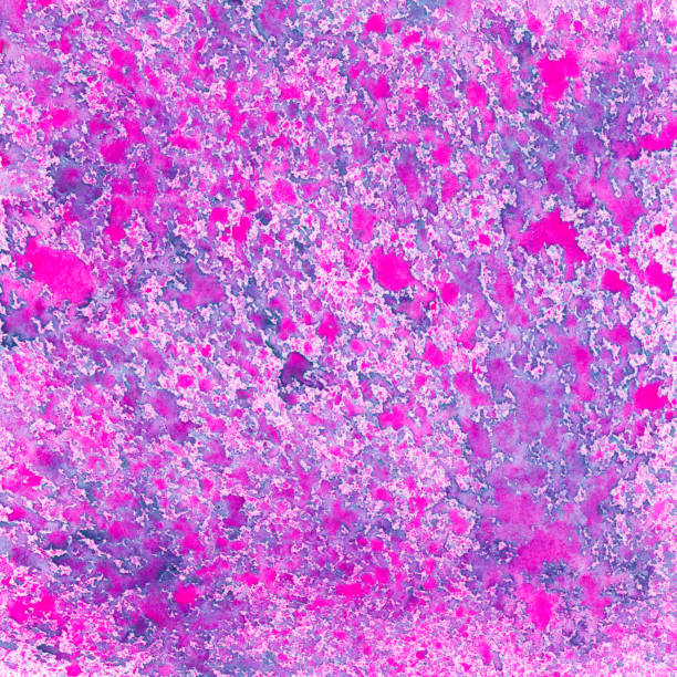 istock pink blue red  ink watercolor blots on white background 1132951090