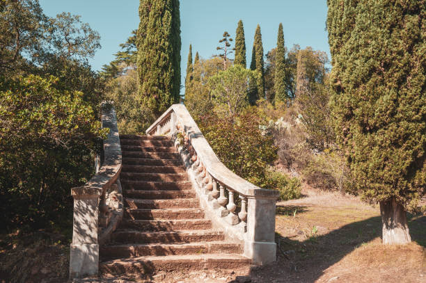 istock Stairs in the park Aurelien in Frejus 1132962195