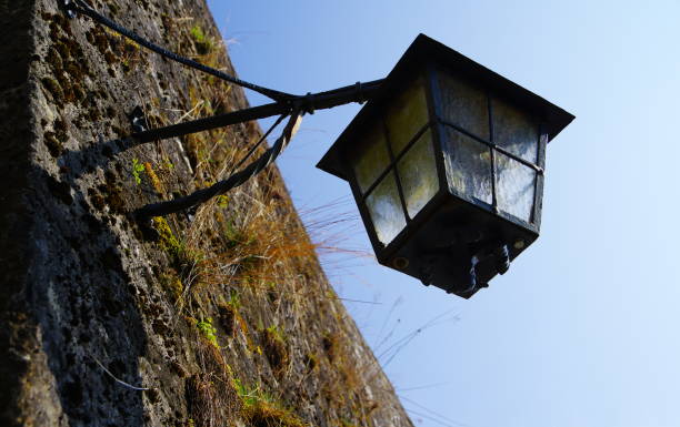 istock Nostalgic courtyard lamp made of cast iron and glass 1132962710