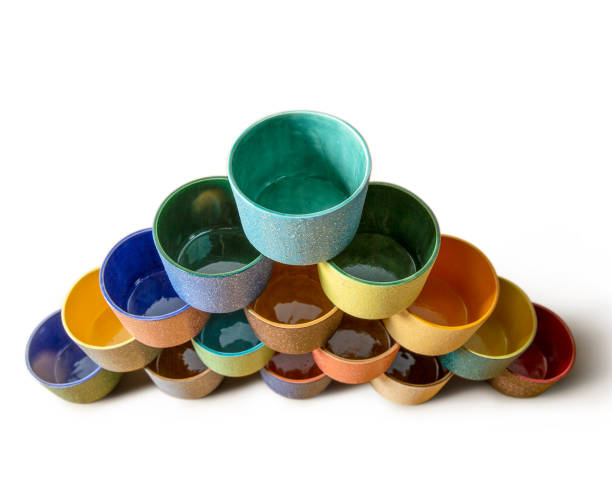 istock isolated colorful cups on white background 1132963320
