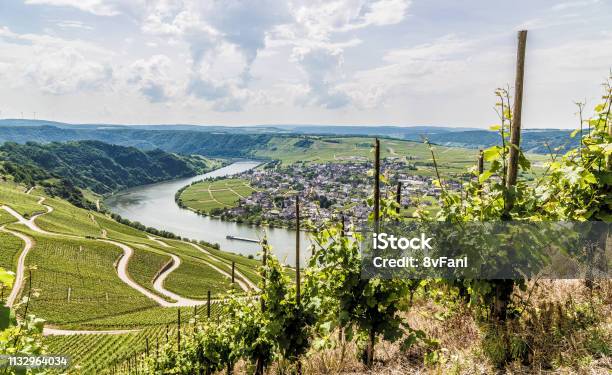 Piesport On The Moselle Rhinelandpalatinate Germany Stock Photo - Download Image Now
