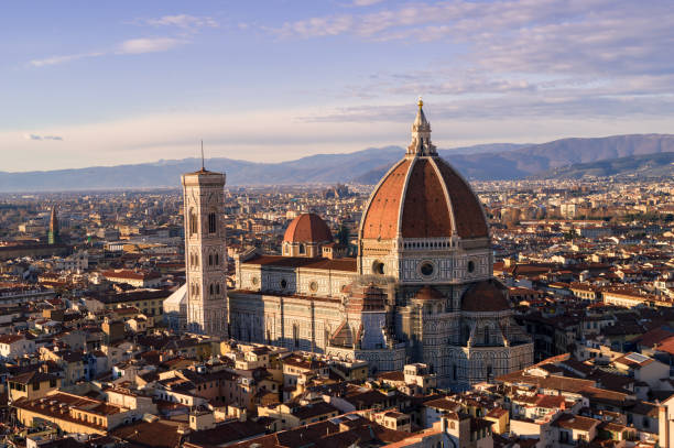 istock Florence Cathedral - Aerial View 1132967662