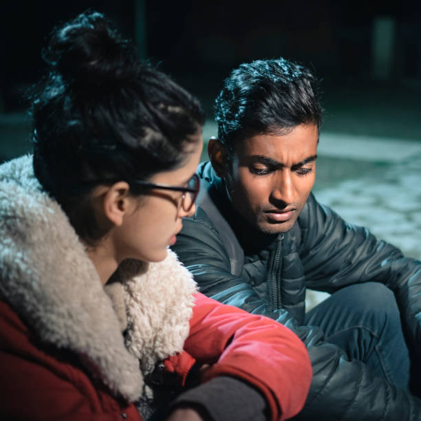 istock Serious discusses between young woman and man. 1132972223
