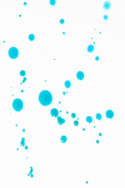 istock Watercolour Coloured Paint Drips Splatters and spots for Background 1132981037