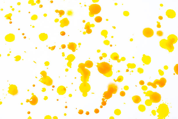 istock Watercolour Coloured Paint Drips Splatters and spots for Background 1132982119